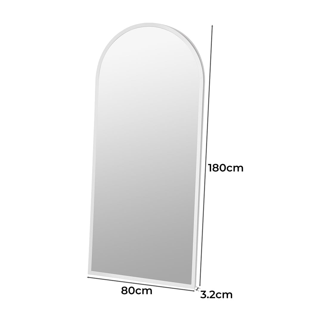 Yezi Mirror Yezi Floor Mirror Full Length Mirrors 1.8M White