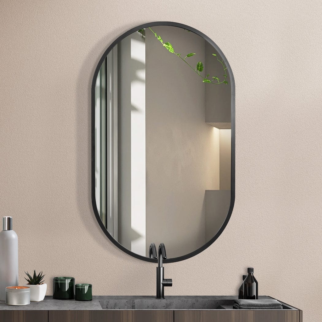 Yezi Mirror Yezi Large Wall Mirror Bathroom Decor Black