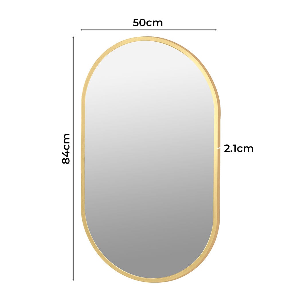Yezi Mirror Yezi Wall Mirror Bathroom Decor Vanity Gold