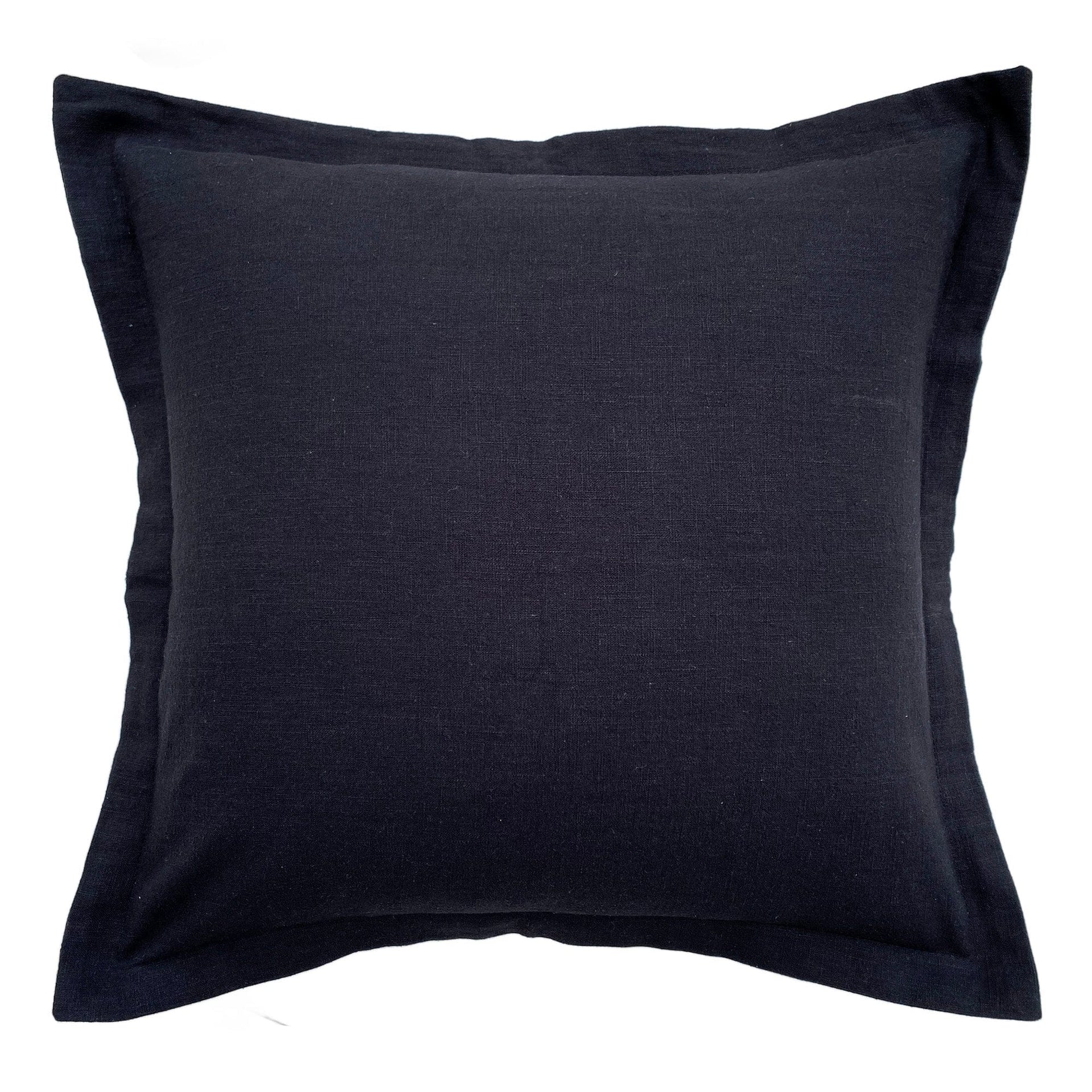 ZAAB Cushion BLACK ZAAB | PIPER 50X50 COTTON/LINEN INDOOR CUSHION