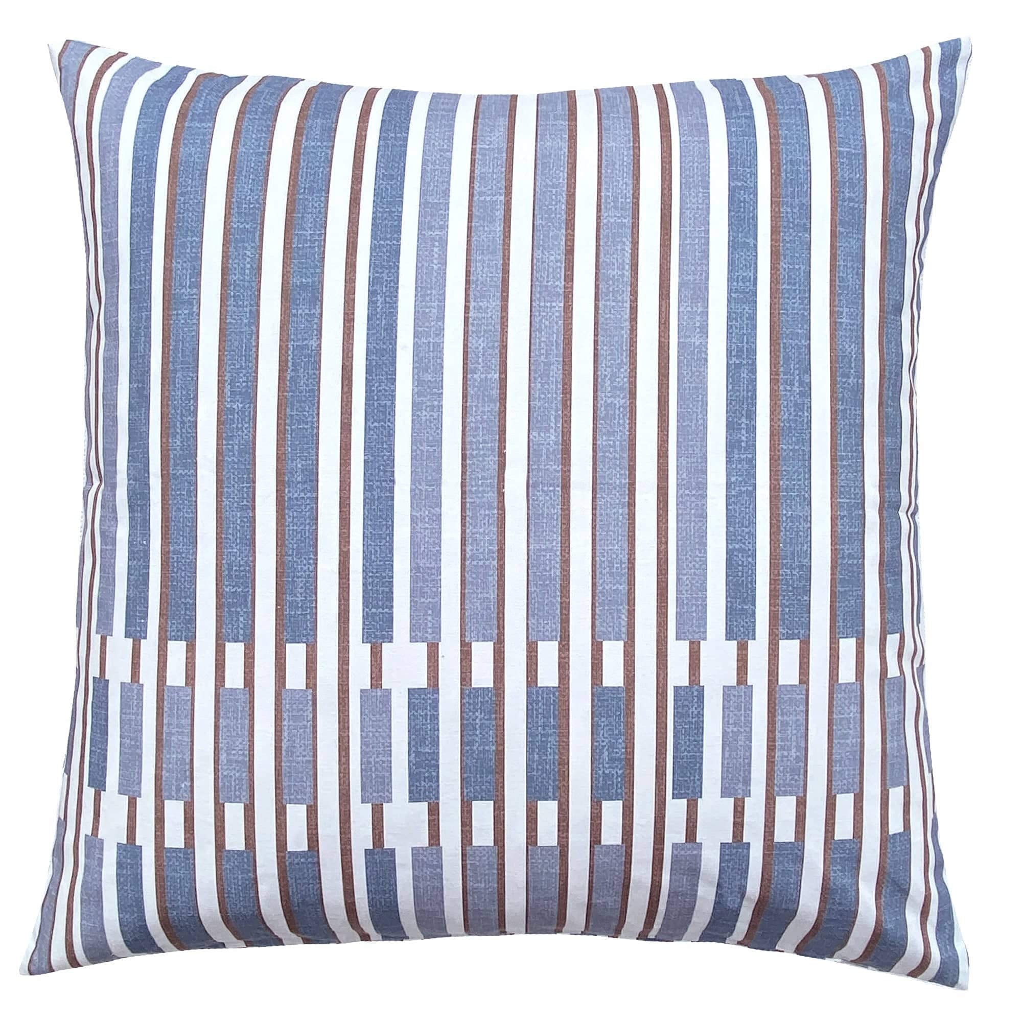 ZAAB Cushion BLUE ZAAB | LUND  50X50 COTTON DOUBLE PRINTED INDOOR CUSHION