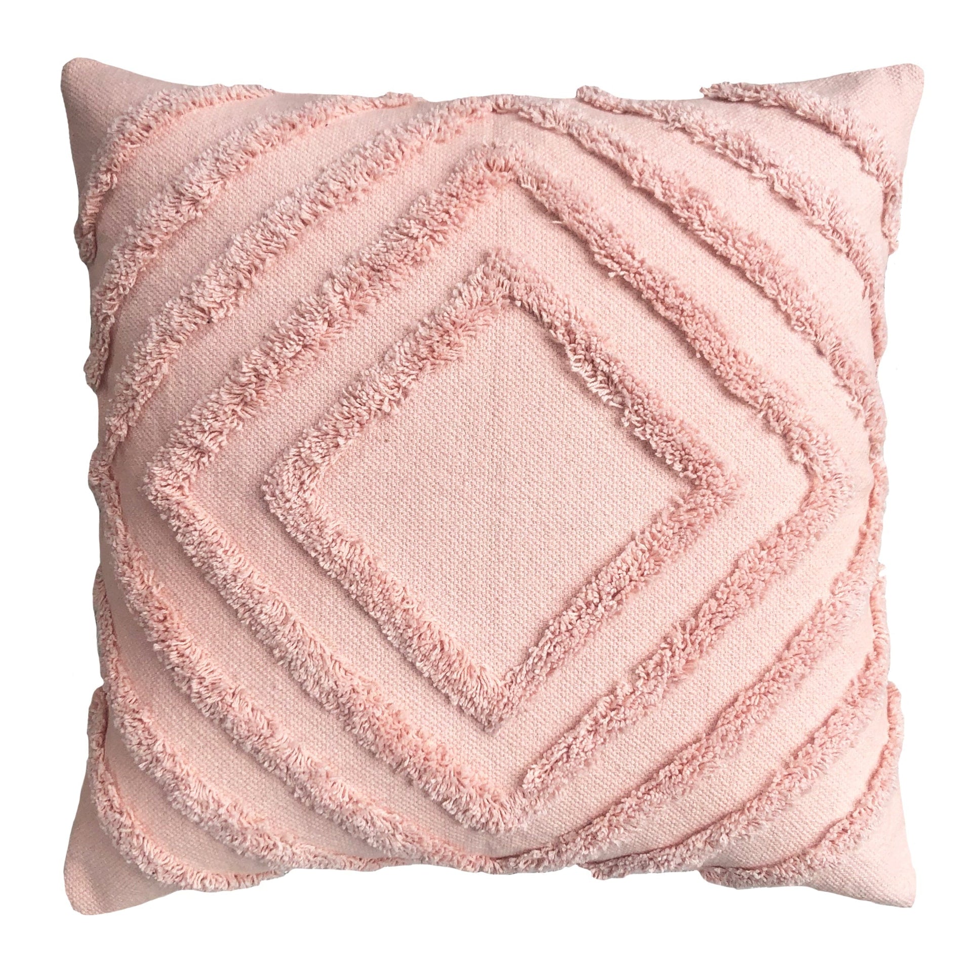 ZAAB Cushion BLUSH ZAAB | OSAKA 50X50 TUFTED SINGLE SIDED RECYCLED COTTON INDOOR CUSHION