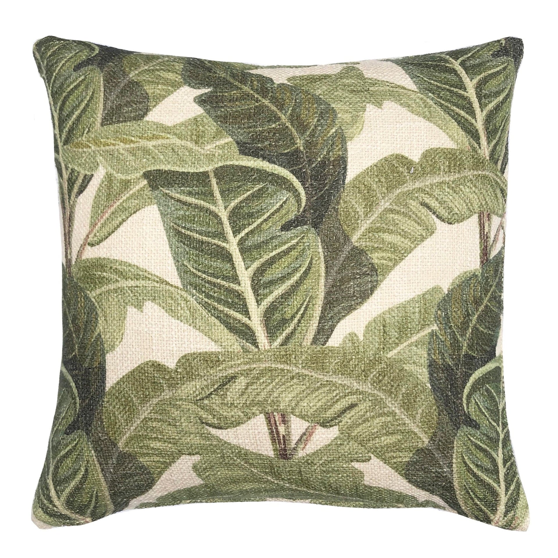 ZAAB Cushion GREEN ZAAB |DARIA 50X50CM CHUNKY SLUB DOUBLE SIDE INDOOR CUSHION