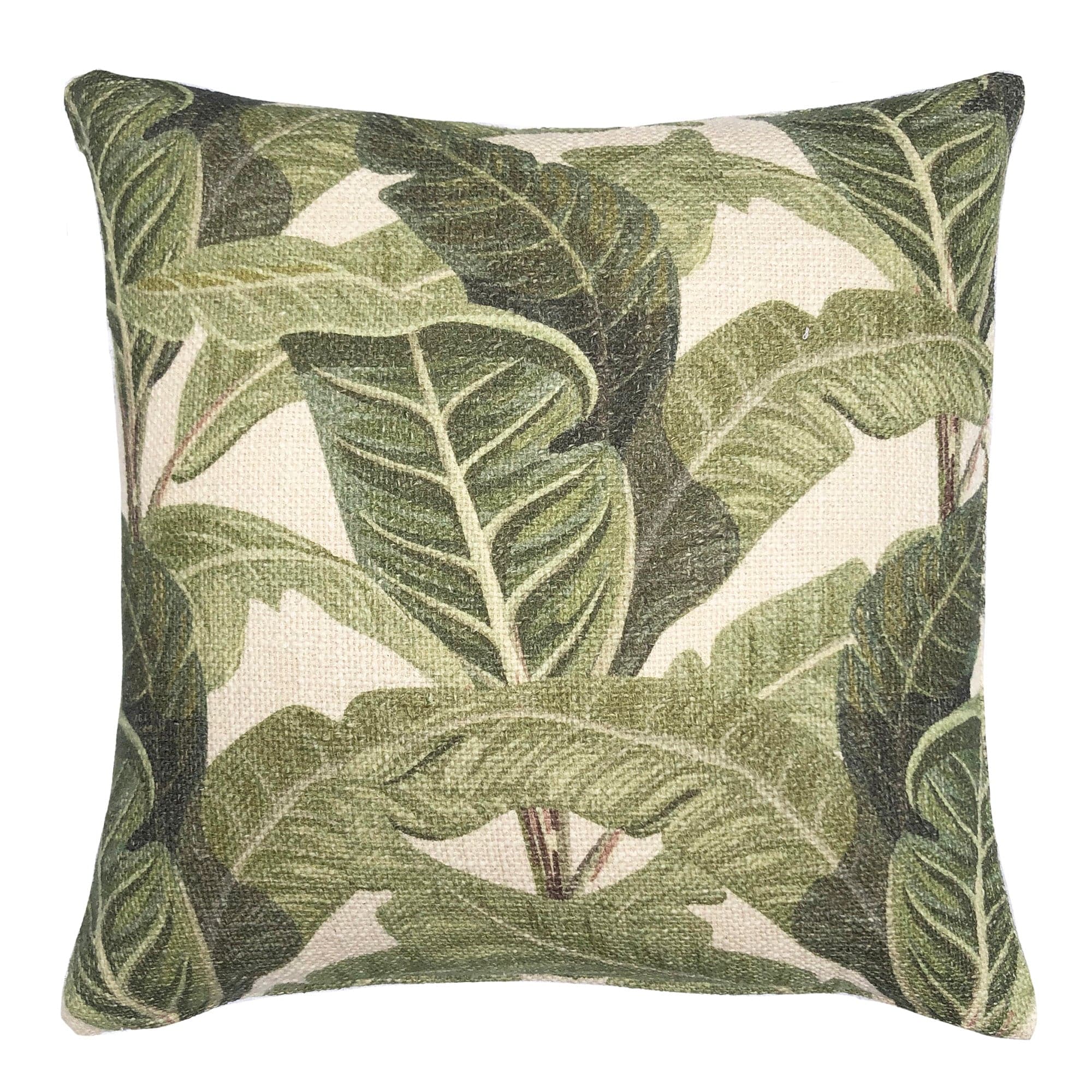 ZAAB Cushion GREEN ZAAB |DARIA 50X50CM CHUNKY SLUB DOUBLE SIDE INDOOR CUSHION