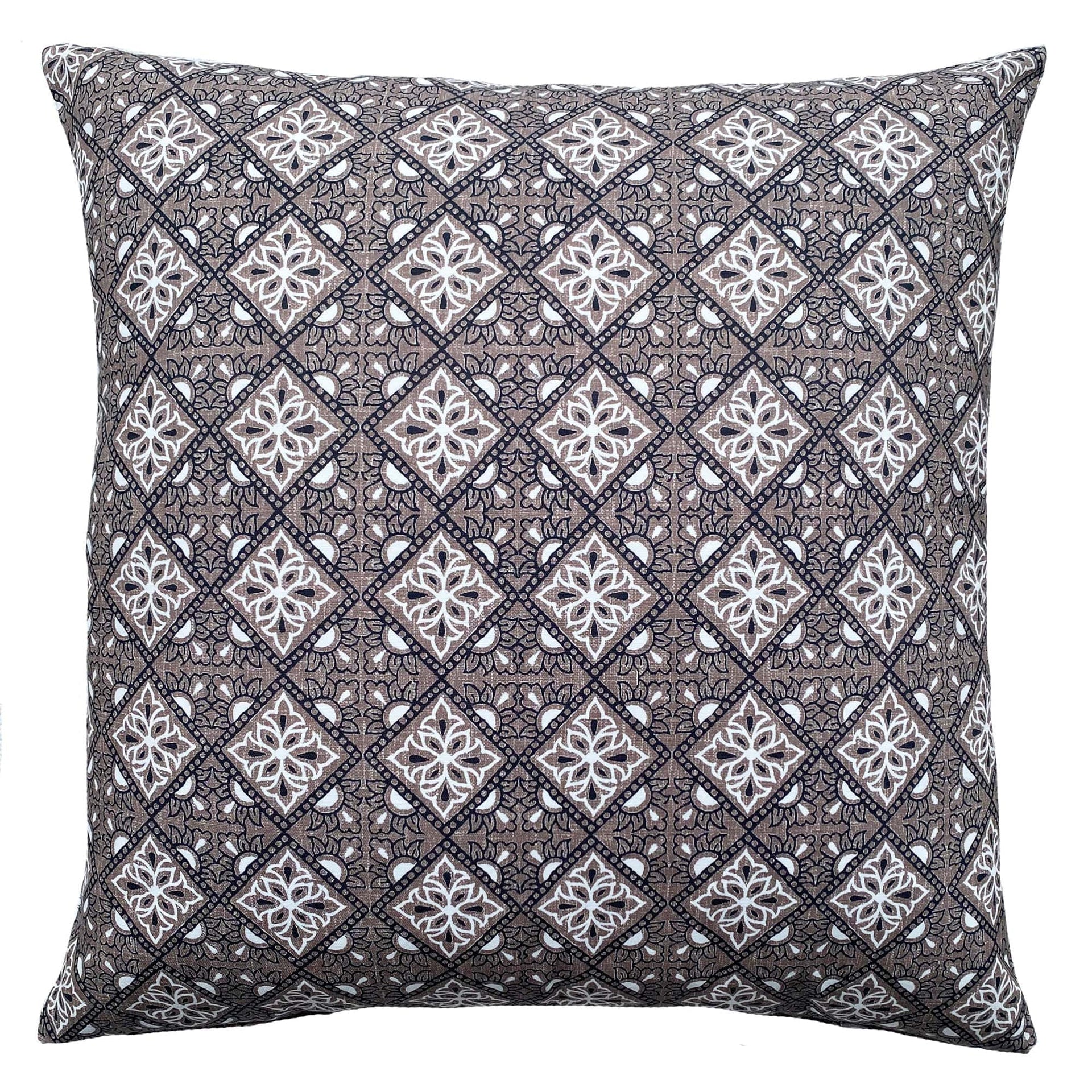 ZAAB Cushion NOUGAT ZAAB | FLEN 50X50 CM COTTON DOUBLE PRINTED INDOOR CUSHION