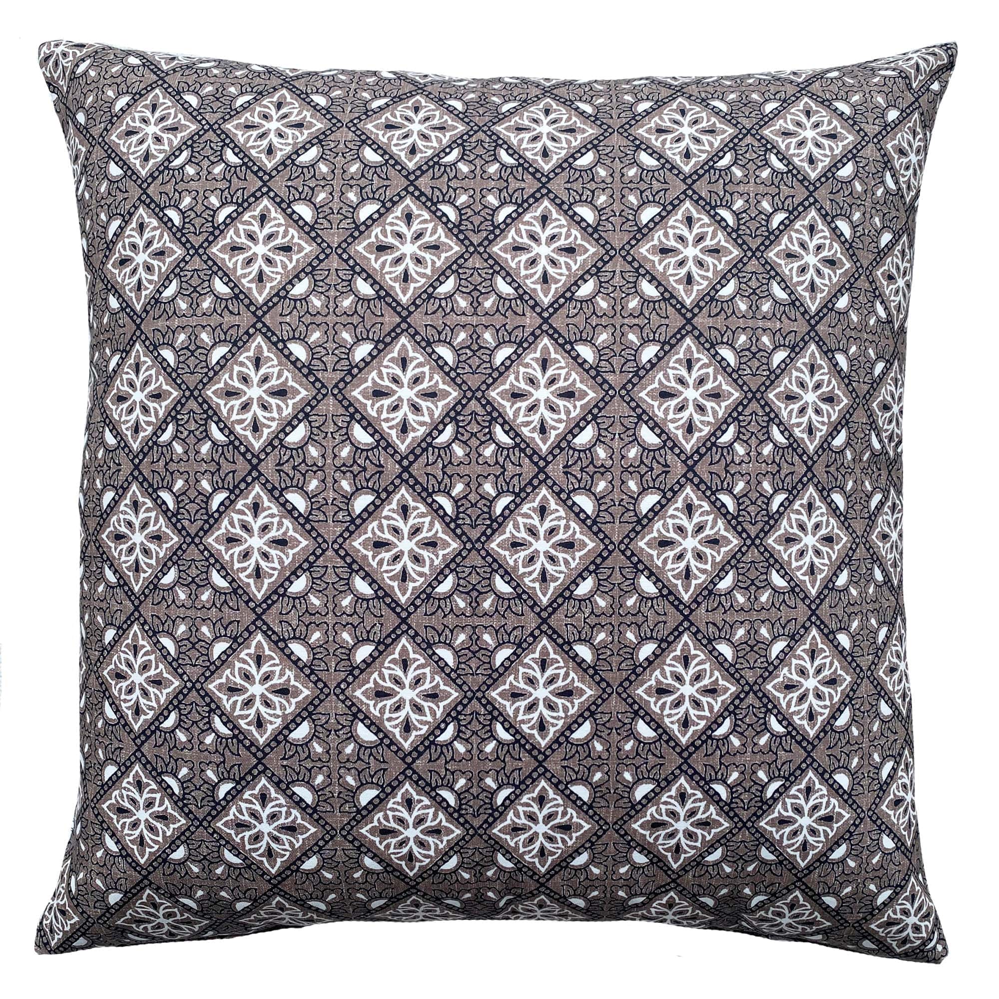 ZAAB Cushion NOUGAT ZAAB | FLEN 50X50 CM COTTON DOUBLE PRINTED INDOOR CUSHION