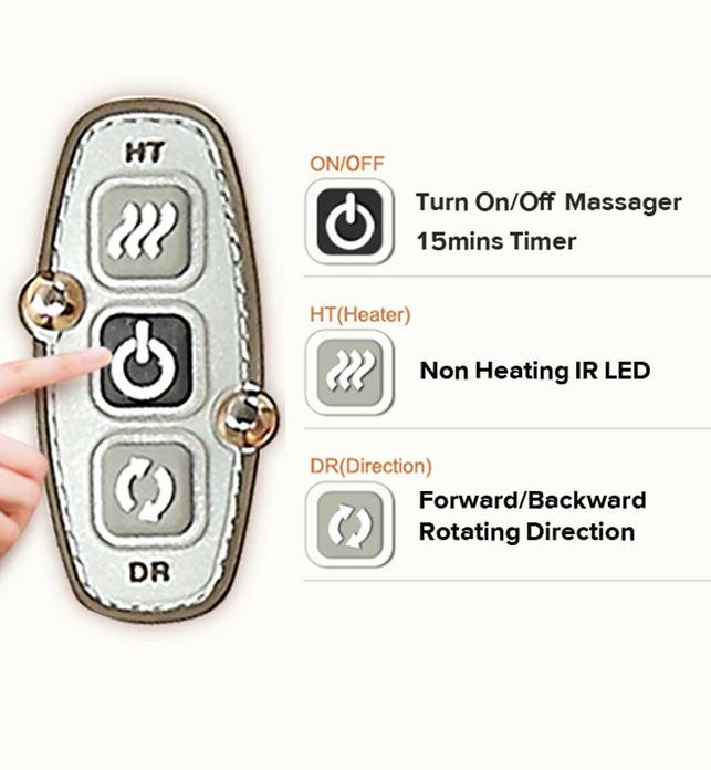 ELECTRIC KNEADING BODY MASSAGER WITH HEAT Soga