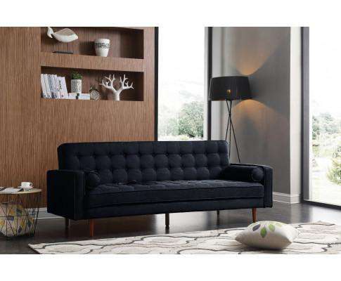 Sofa Marcella Black Standard Fabric Melbournians Furniture
