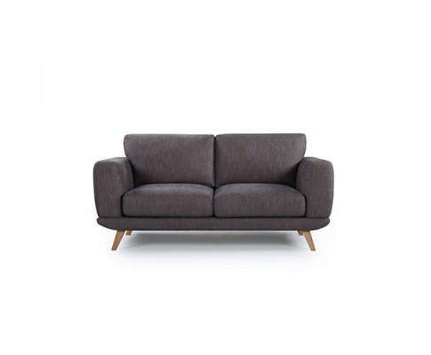 Modern Stylish Brown Alaska Sofa 2 Seater Melbournians Furniture