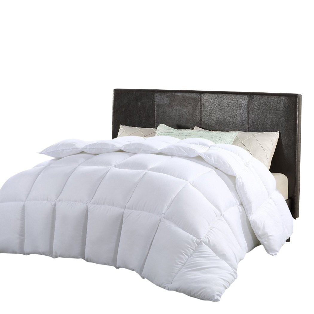 All Season Microfiber Down Alternative Comforter Quilt in Single Size Dreamz