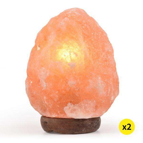 2 PCS 3-5 KG HIMALAYAN SALT LAMP ROCK CRYSTAL NATURAL LIGHT DIMMER SWITCH Big Bedding Australia