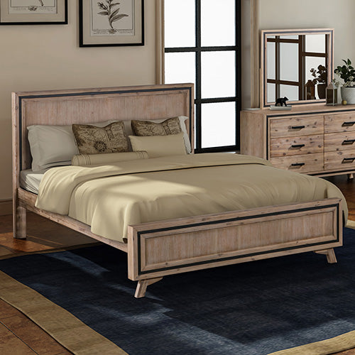Seashore Silver Brush Acacia Queen Bed Frame Melbournians Furniture