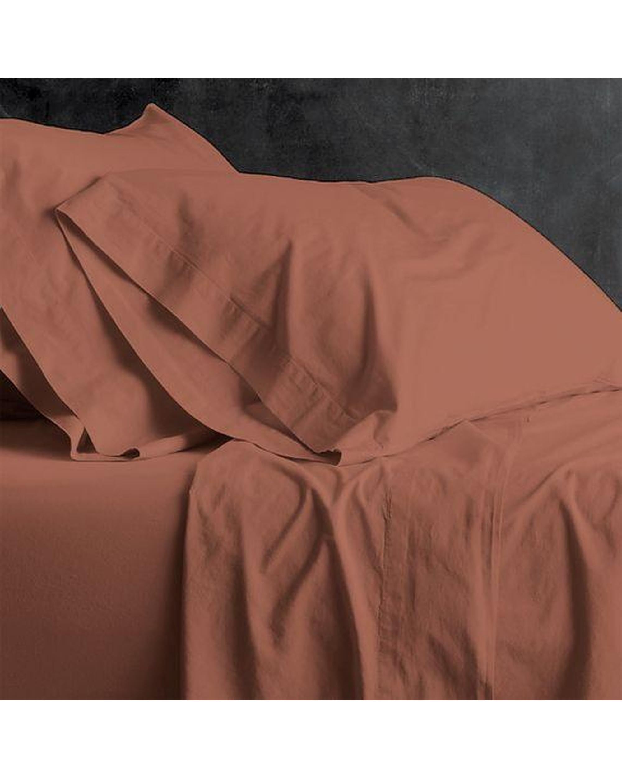 Park Avenue European Vintage Washed Cotton Sheet Sets - 7 Colours Park Avenue