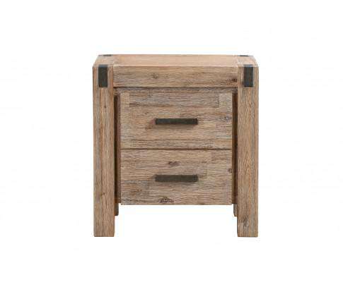 Java Bedside Table Oak Melbournians Furniture