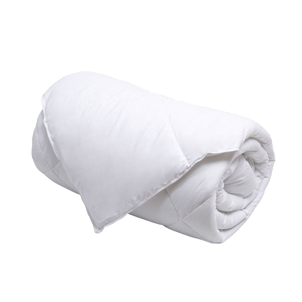 All Season Microfiber Down Alternative Comforter Quilt in Single Size Dreamz