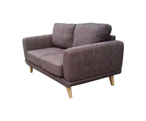 Modern Stylish Brown Alaska Sofa 2 Seater Melbournians Furniture