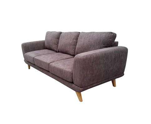 Modern Stylish Brown Alaska Sofa 3 Seater Melbournians Furniture