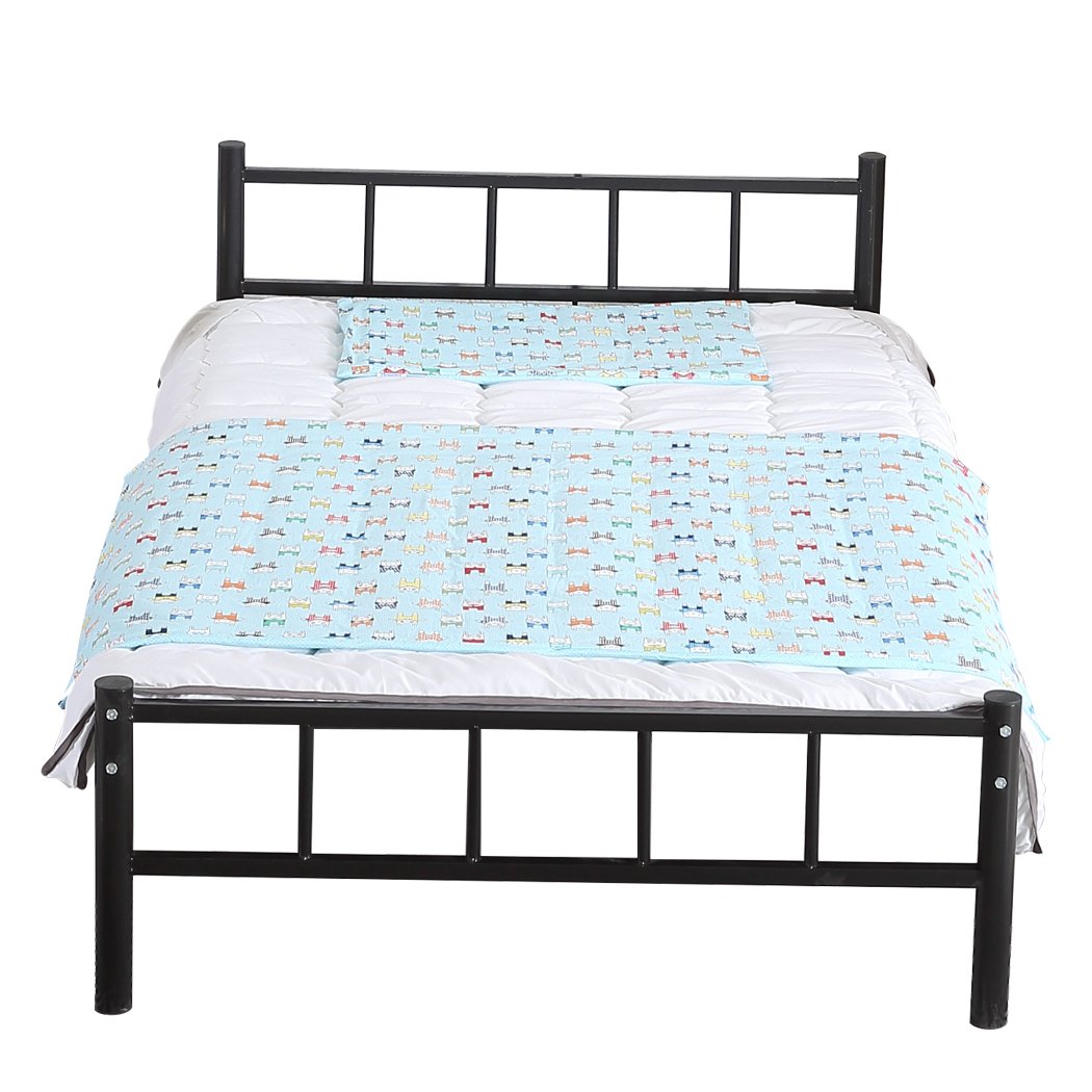 Kids Warm Weighted Blanket Lap Pad Cartoon Print Cover Study At Home Blue Dreamz