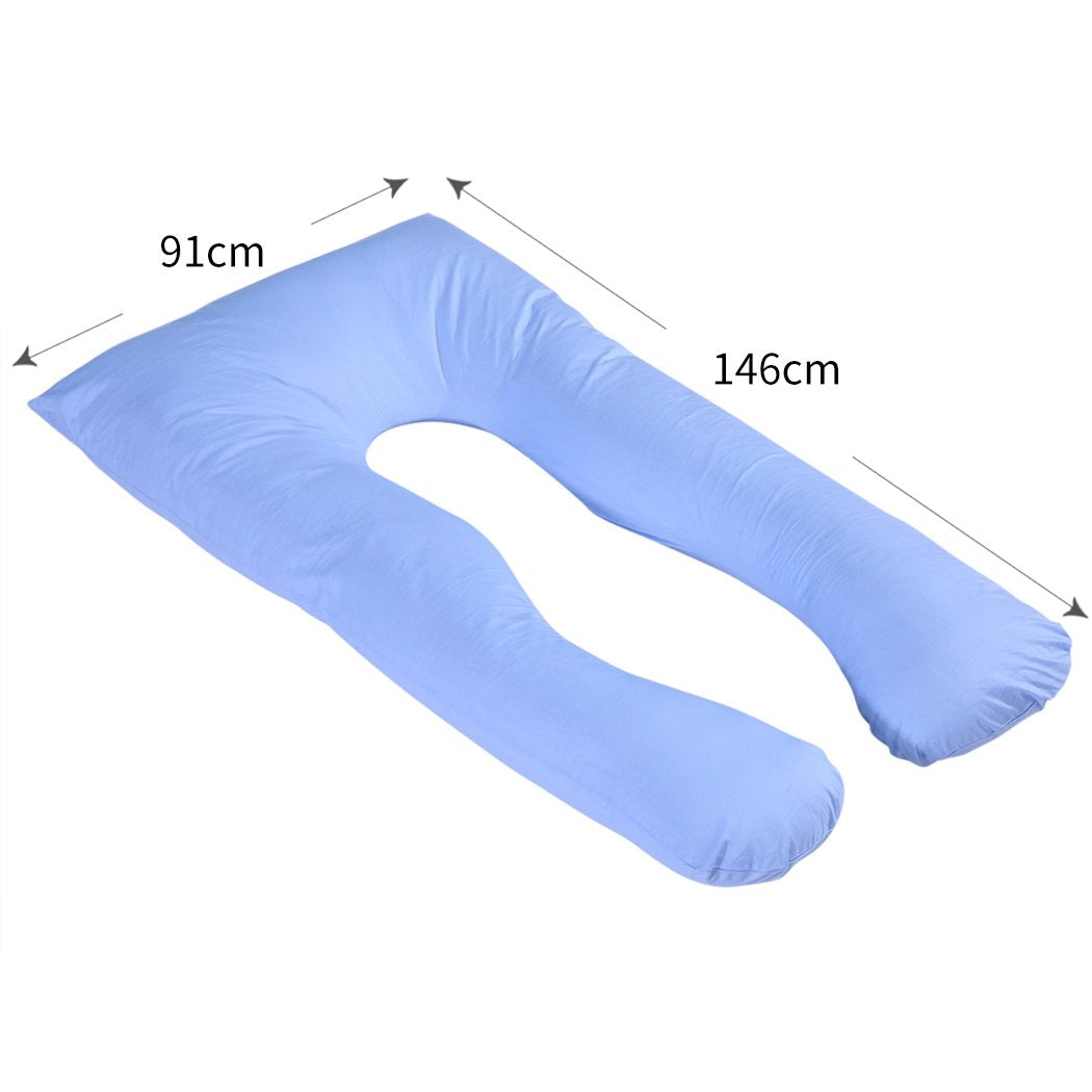 Maternity Pregnancy Pillow Cases Nursing Sleeping Body Support Feeding Boyfriend Big Bedding Australia