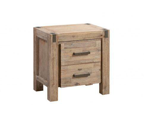 Java Bedside Table Oak Melbournians Furniture