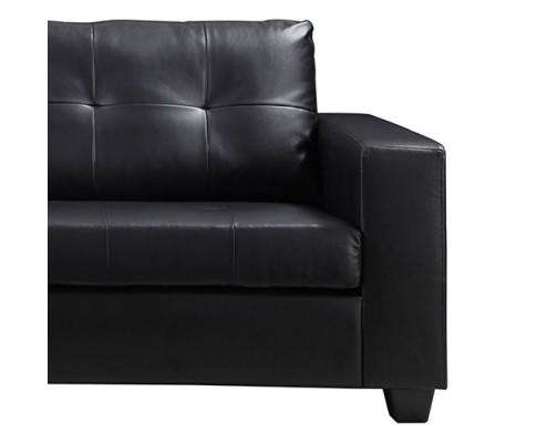 Nikki Sofa Black 3 Seater Melbournians Furniture
