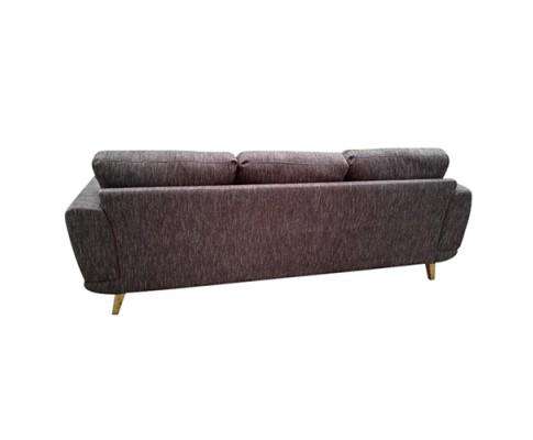 Modern Stylish Brown Alaska Sofa 3 Seater Melbournians Furniture