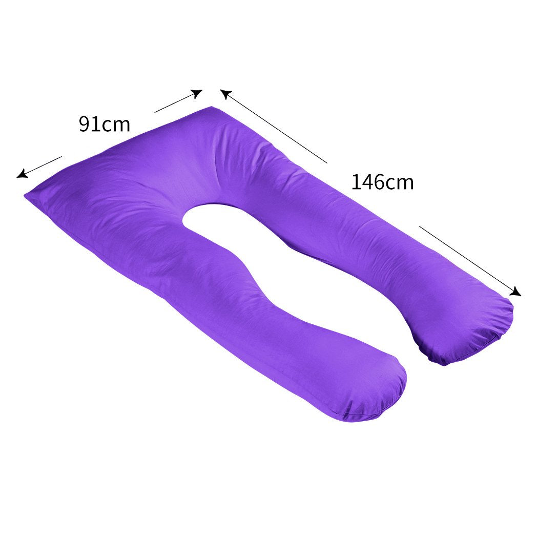 Maternity Pregnancy Pillow Cases Nursing Sleeping Body Support Feeding Boyfriend Big Bedding Australia