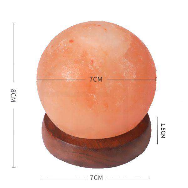 HIMALAYAN SALT LAMP GLOBE USB NATURAL CRYSTAL ROCK CORD NIGHT LIGHT LAMPS GLOBES Big Bedding Australia