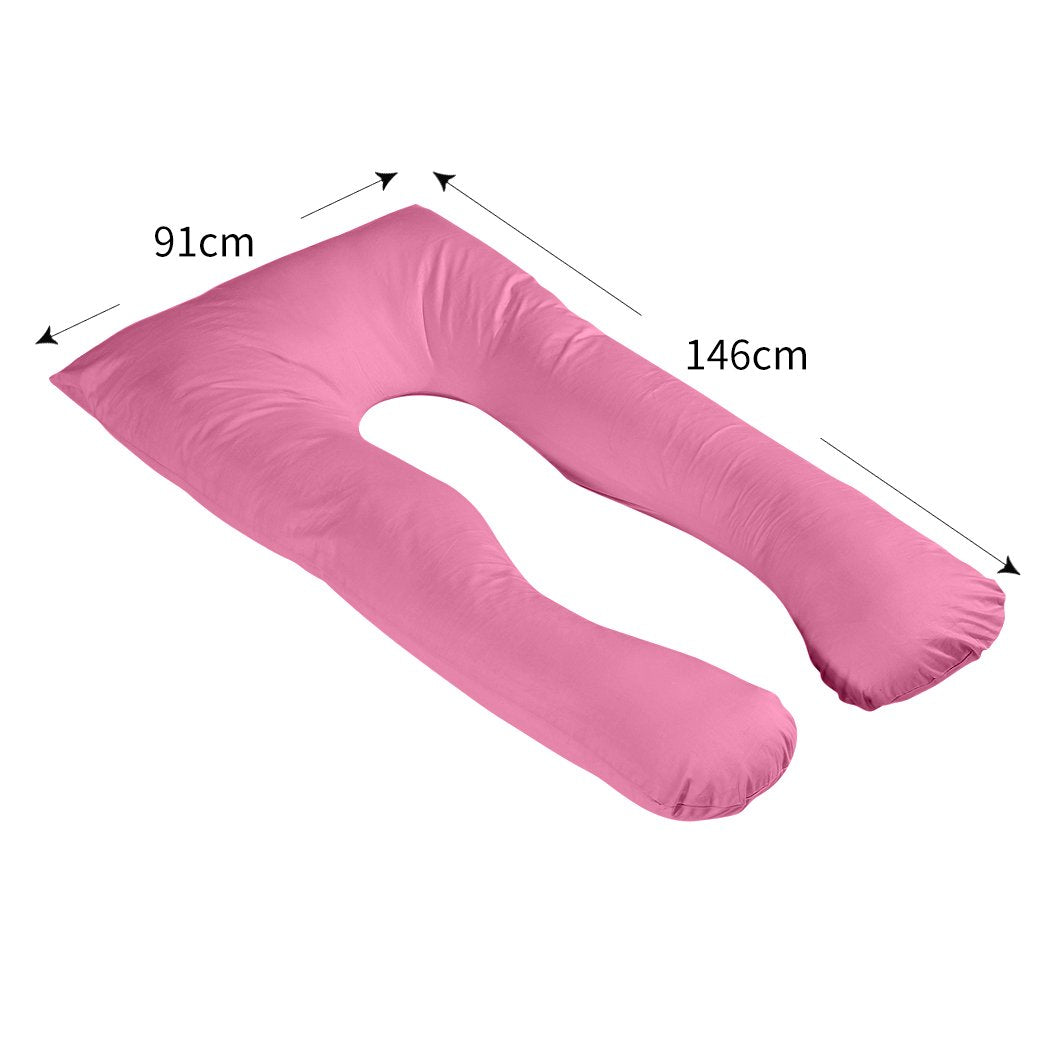 Maternity Pregnancy Pillow Cases Nursing Sleeping Body Support Feeding Boyfriend Big Bedding Australia
