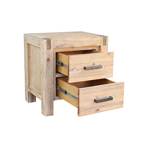 Nowra Bedside Table Oak Melbournians Furniture