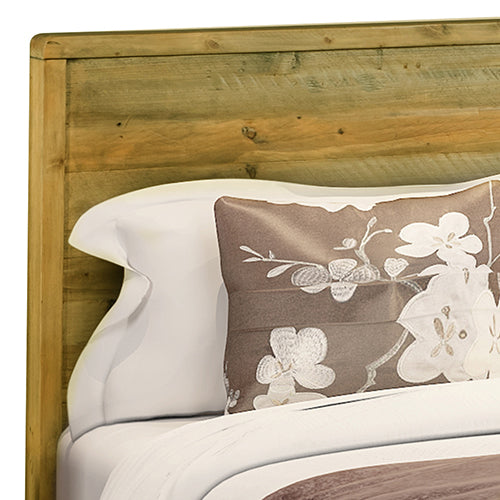 Woodstyle Solid Timber Bed Frame In Rustic Texture Multiple Size Bed Frame Melbournians Furniture