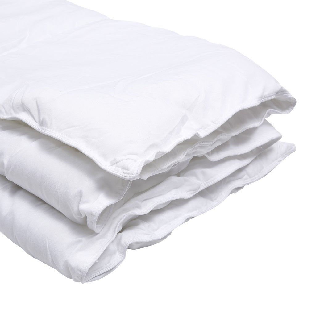 All Season Microfiber Down Alternative Comforter Quilt in Single Size Dreamz