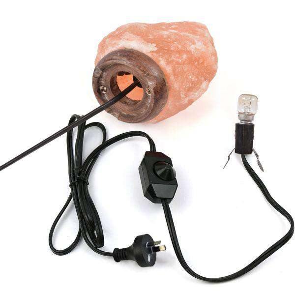 2-3 KG HIMALAYAN SALT LAMP ROCK CRYSTAL NATURAL LIGHT DIMMER SWITCH CORD GLOBES Big Bedding Australia