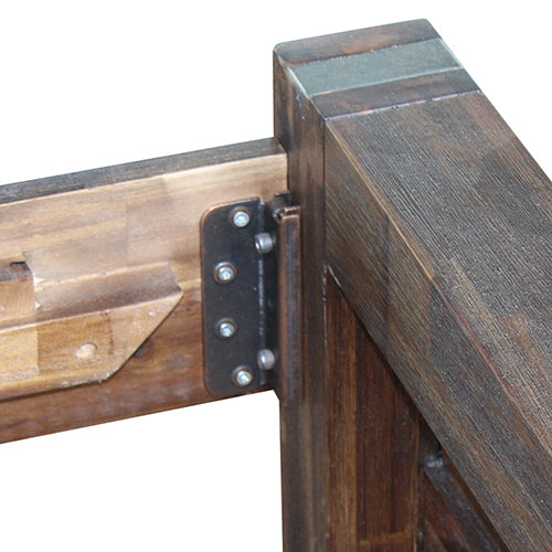 Nowra Bedframe - Chocolate Melbournians Furniture