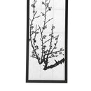 4 Panel Room Divider Screen Door Stand Privacy Fringe Wood Fold Blossom Levede