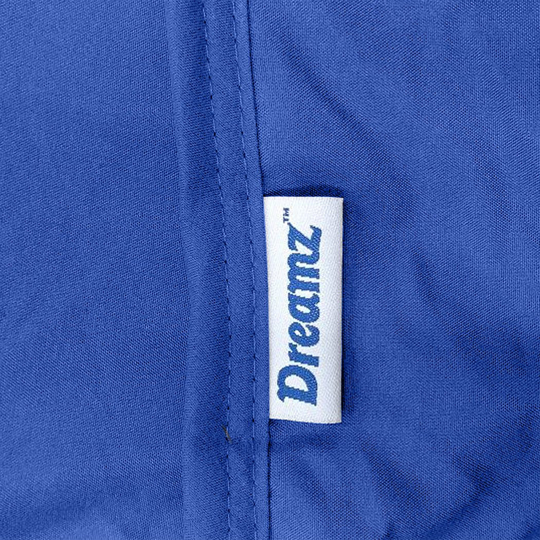 9KG Adults Size Anti Anxiety Weighted Blanket Gravity Blankets Royal Blue Dreamz