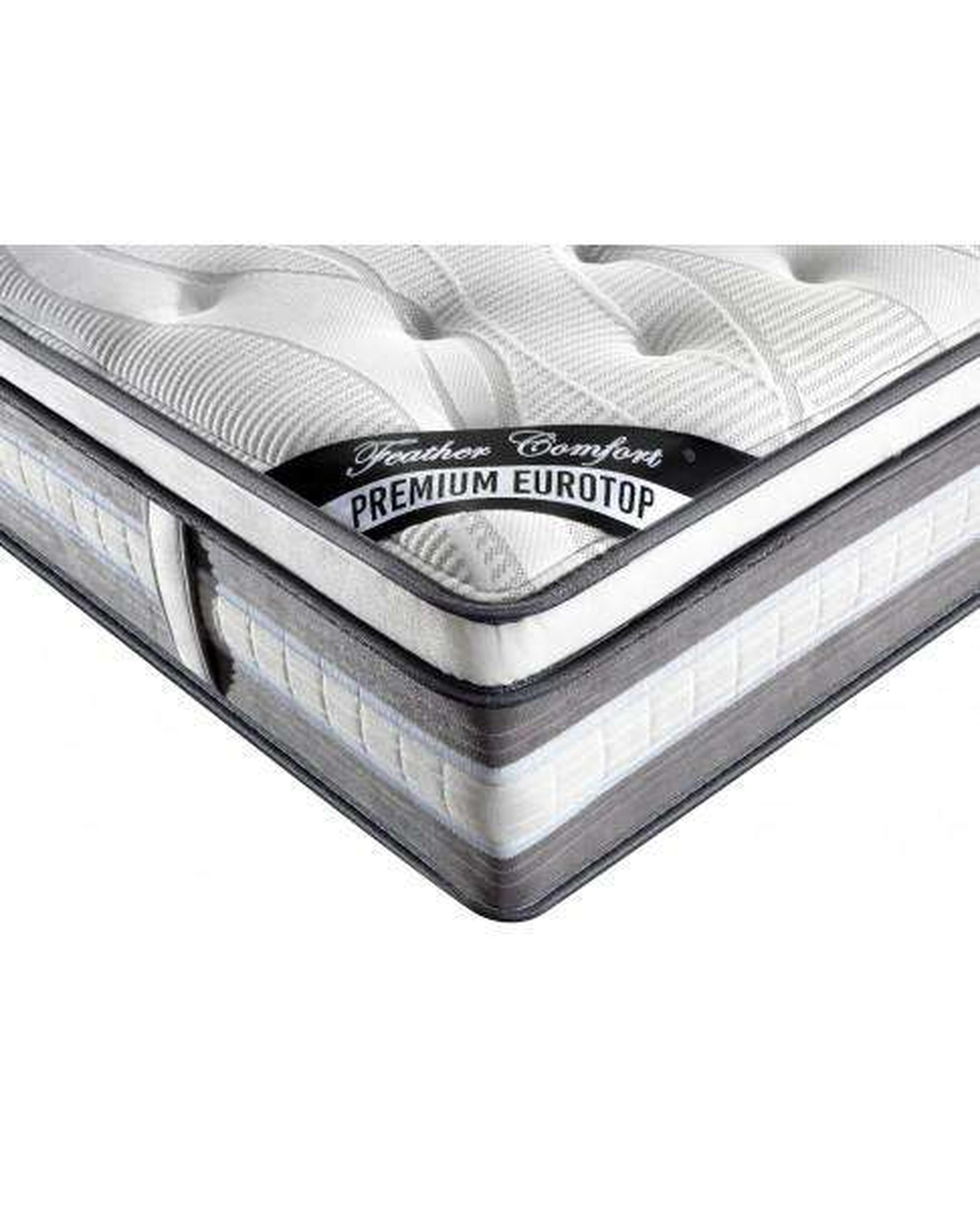 Premium Euro Top Pocket Spring Mattress - Plush Feather Comfort