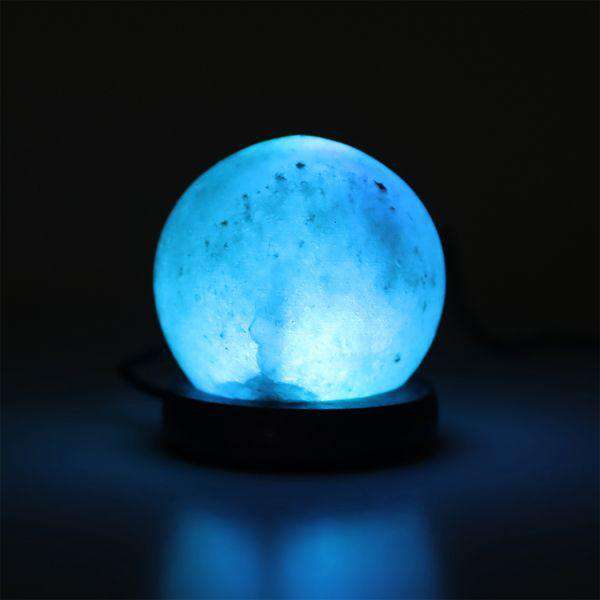 HIMALAYAN SALT LAMP GLOBE USB NATURAL CRYSTAL ROCK CORD NIGHT LIGHT LAMPS GLOBES Big Bedding Australia