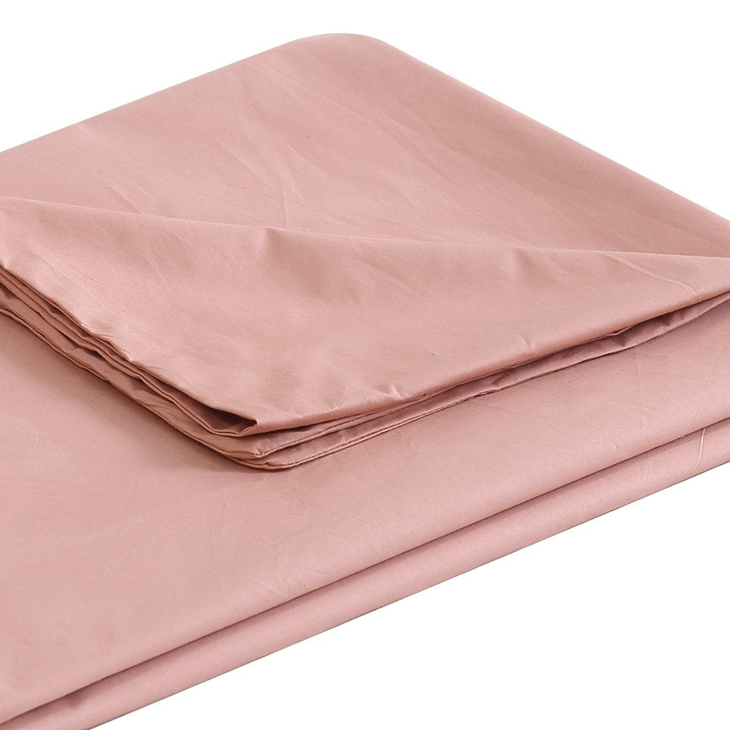 198x122cm Anti Anxiety Weighted Blanket Cover Polyester Cover Only Peach Dreamz