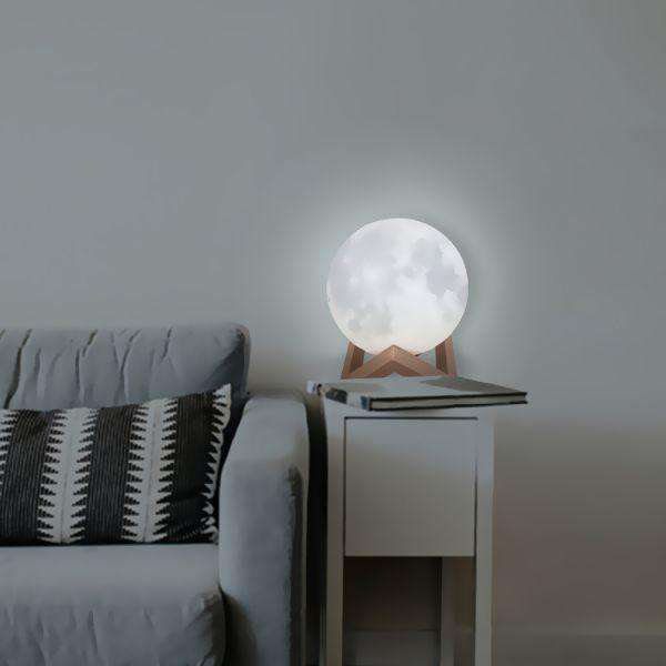3D MAGICAL MOON LAMP USB LED NIGHT LIGHT MOONLIGHT TOUCH SENSOR 15CM DIAMETER Big Bedding Australia