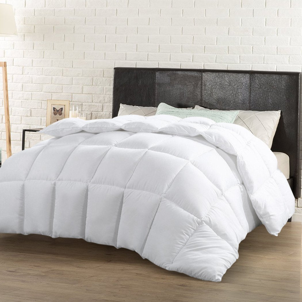 All Season Microfiber Down Alternative Comforter Quilt in Single Size Dreamz