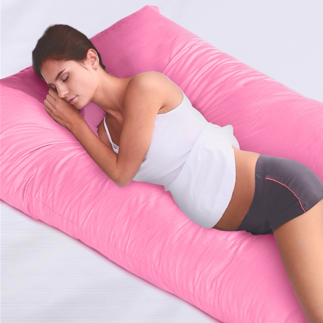 Maternity Pregnancy Pillow Cases Nursing Sleeping Body Support Feeding Boyfriend Big Bedding Australia