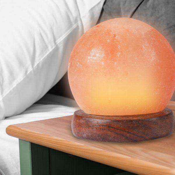 HIMALAYAN SALT LAMP GLOBE USB NATURAL CRYSTAL ROCK CORD NIGHT LIGHT LAMPS GLOBES Big Bedding Australia