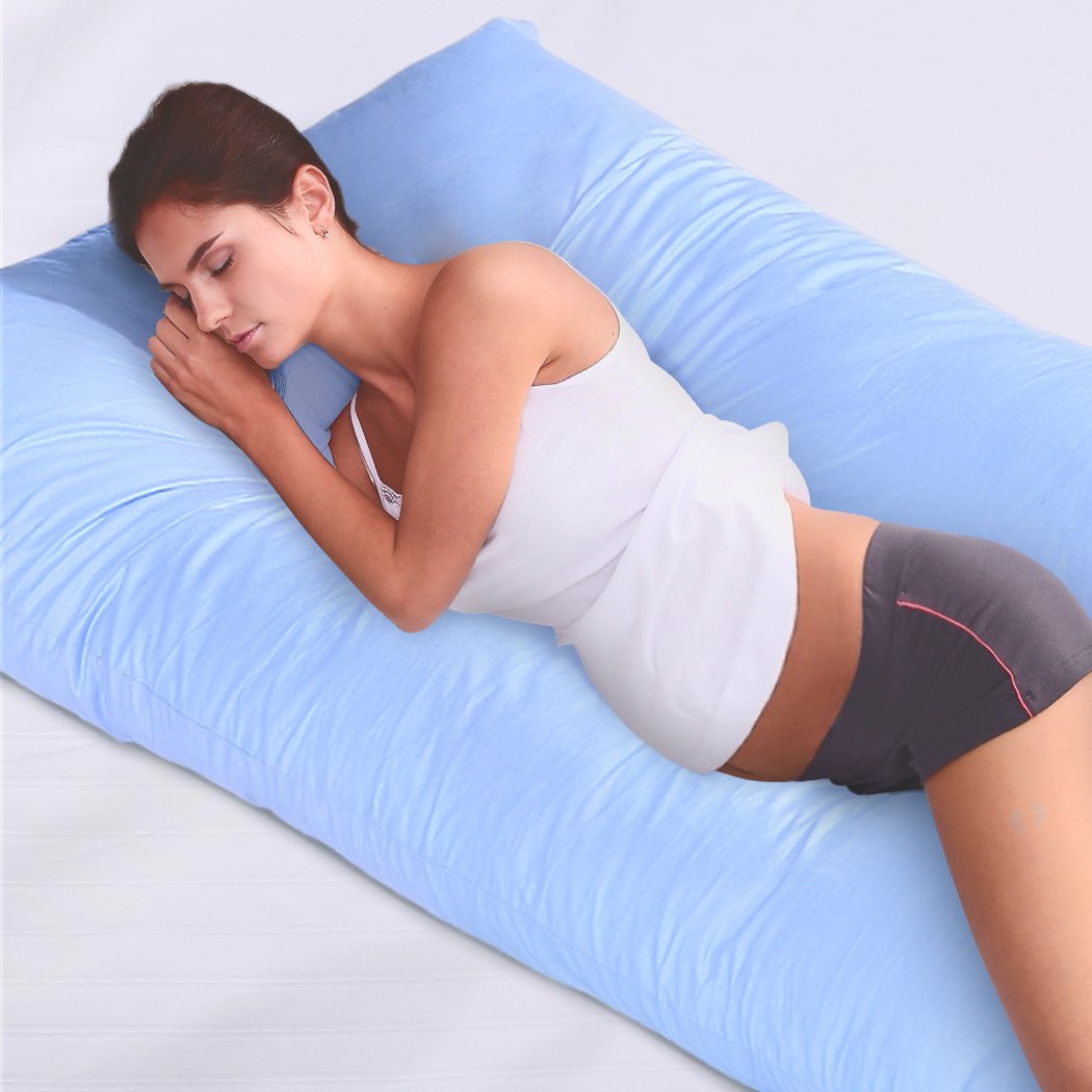 Maternity Pregnancy Pillow Cases Nursing Sleeping Body Support Feeding Boyfriend Big Bedding Australia