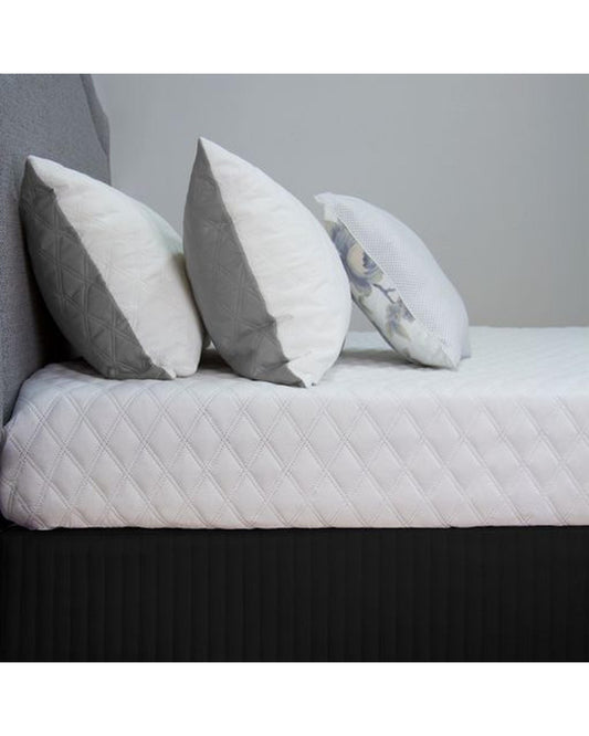 Ardor Boudoir Quilted Valance - Black Ardor Bedding