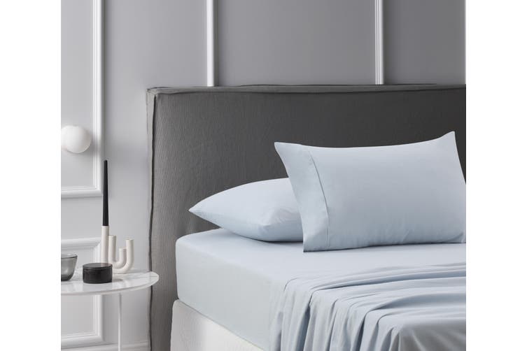 Accessorize Blue Cotton Flannelette Sheet Set Accessorize