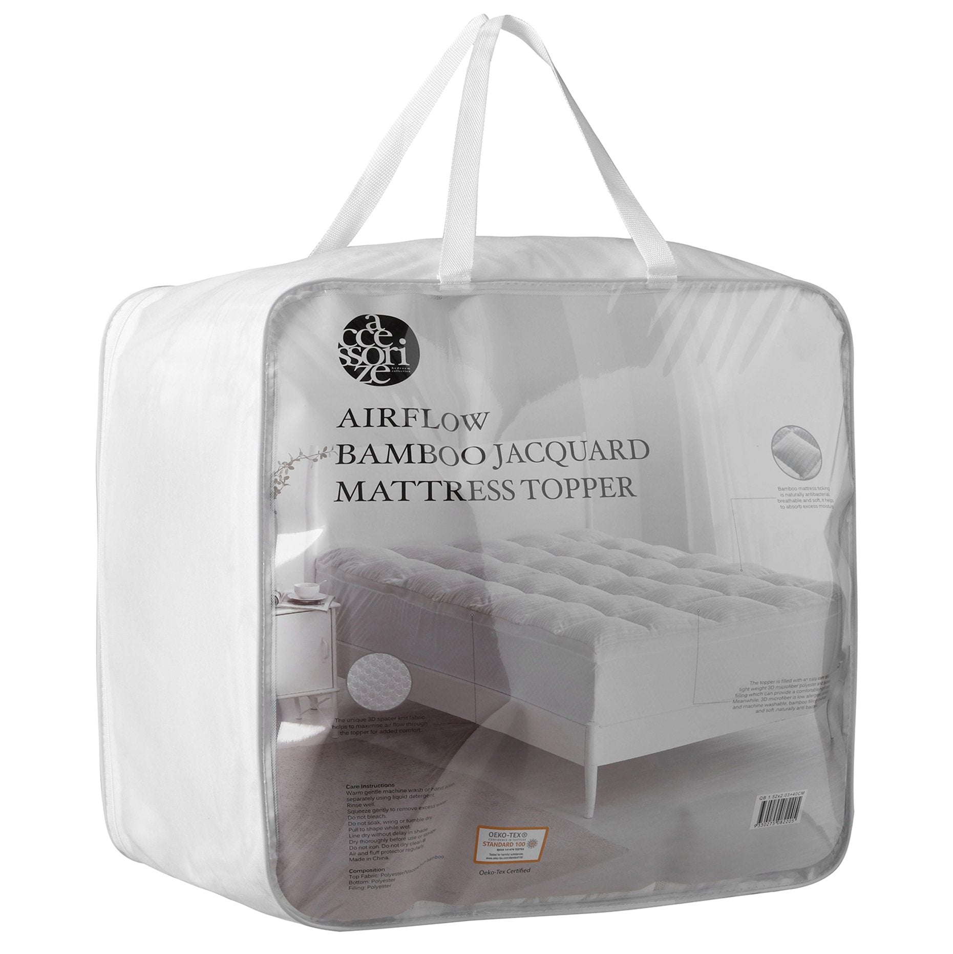 Accessorize Luxury 1000GSM Bamboo M/Topper Accessorize