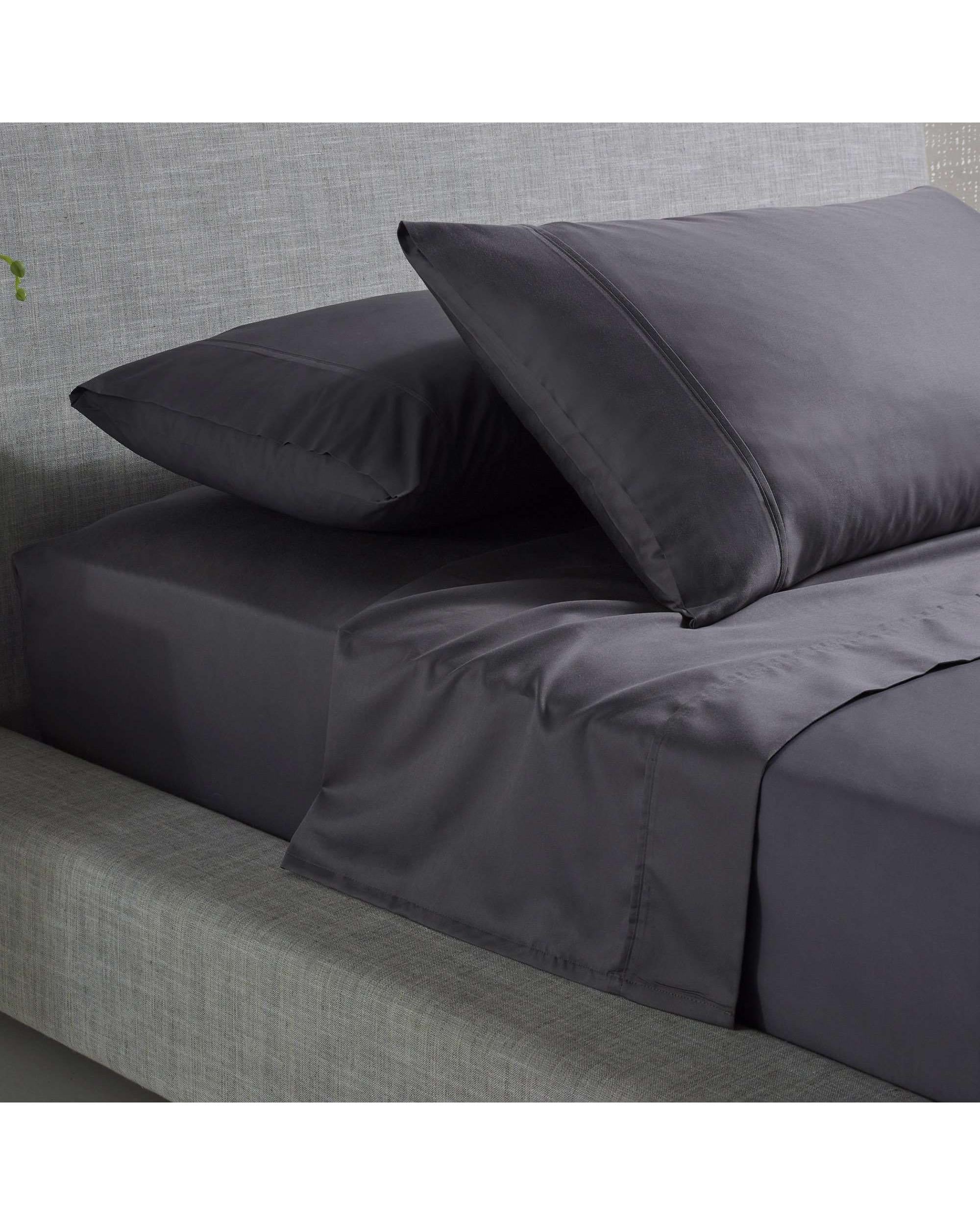 Accessorize 1000TC Cotton Rich Sheet Set - Charcoal Accessorize