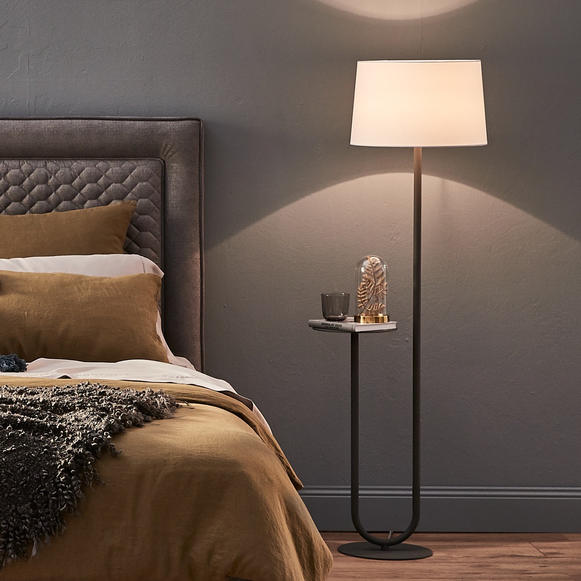 Mayfield Lighting Esta Charcoal Floor Lamp Mayfield Lighting