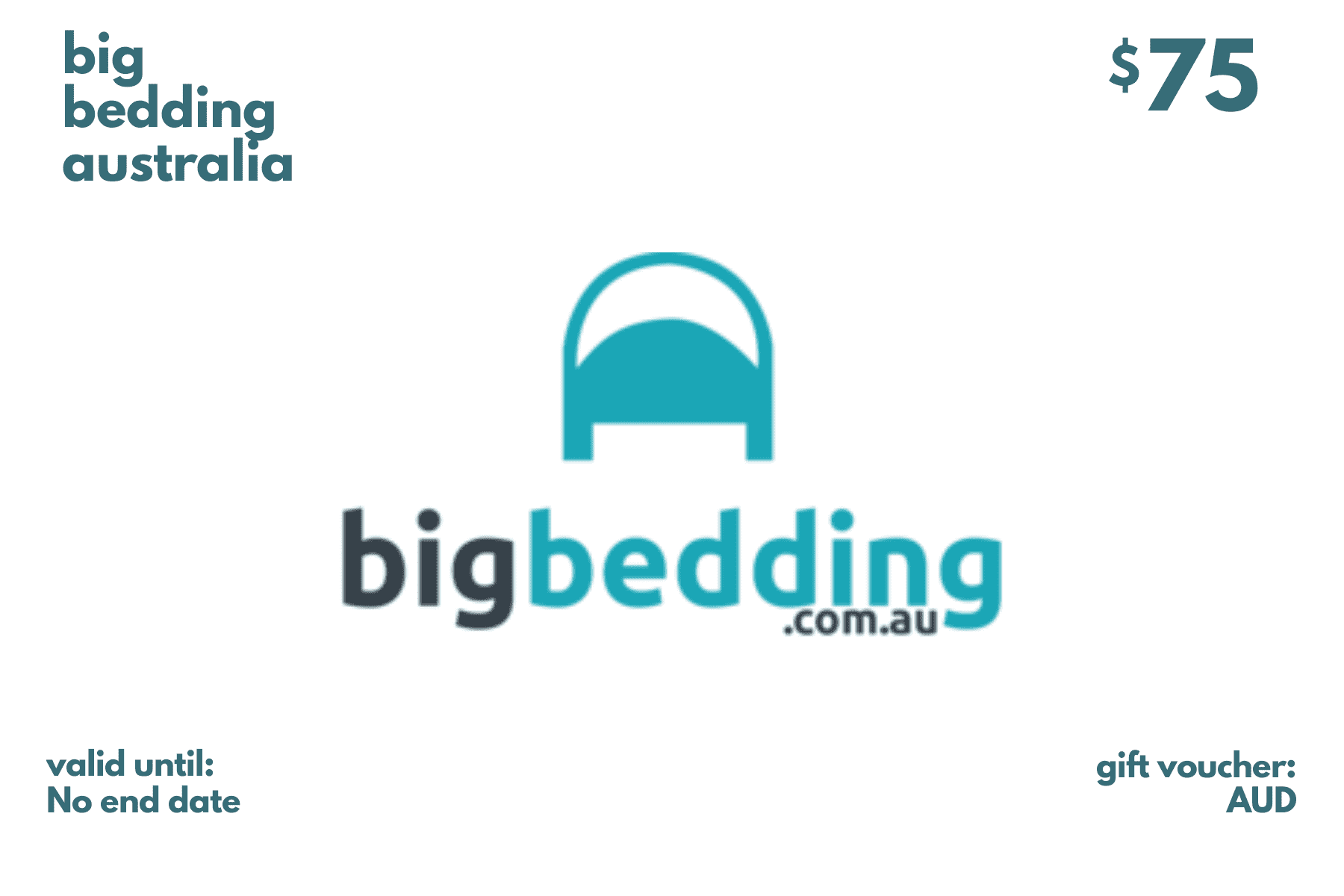 Gift Card - NO END DATE Big Bedding Australia - Gift Card